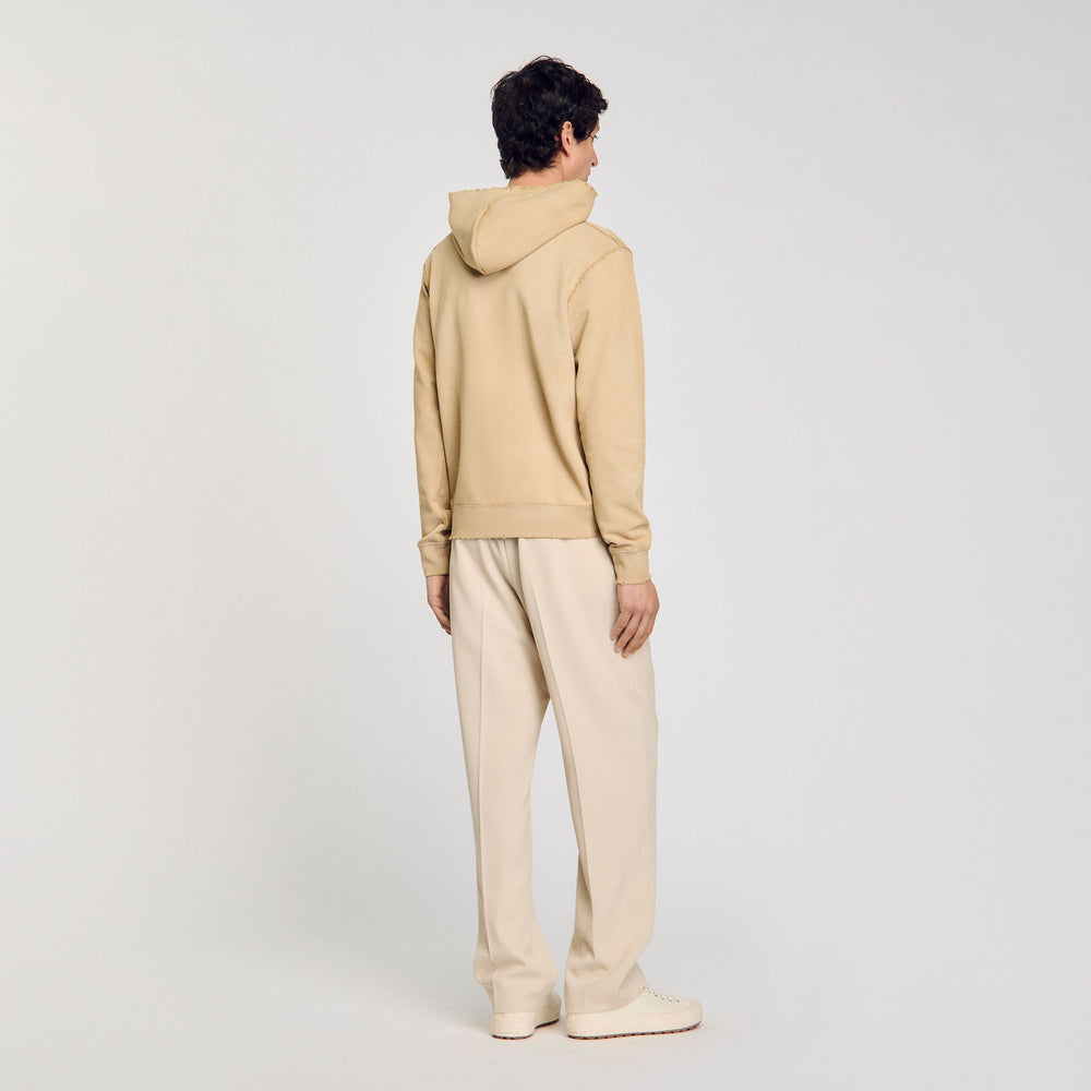 Sandro / Patch sweatshirt Sand.
