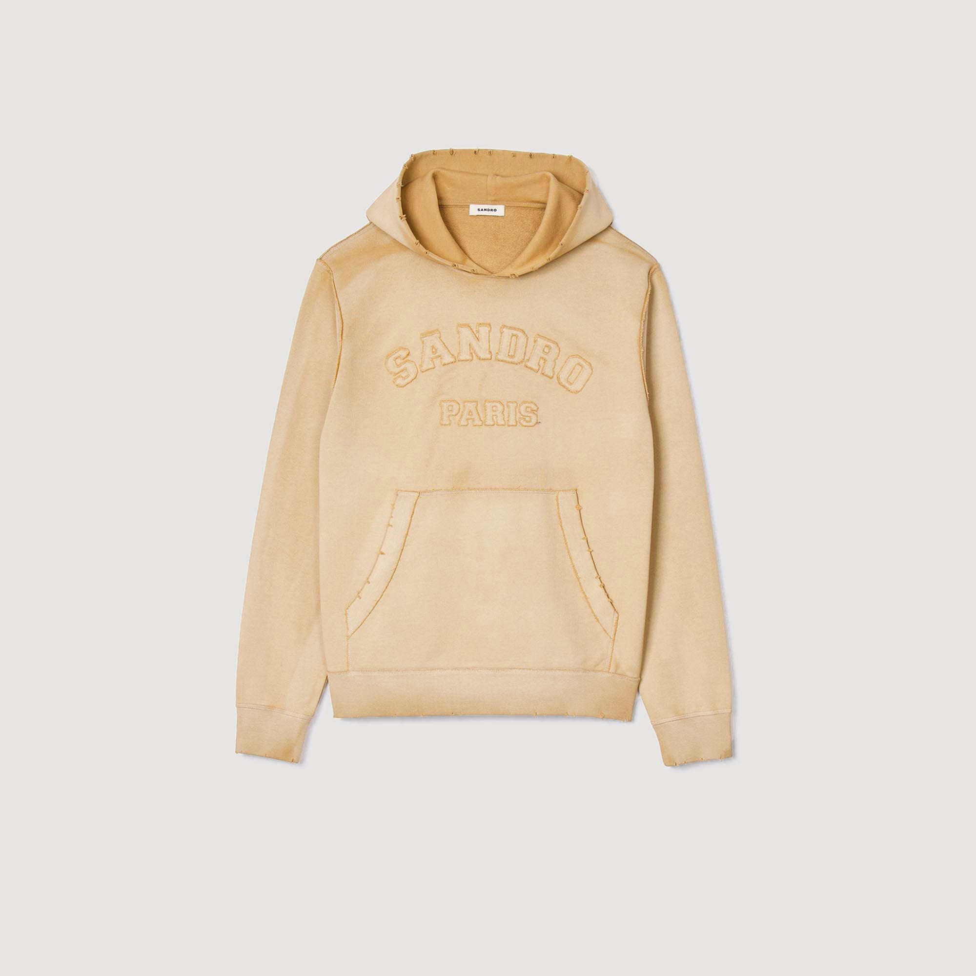 Sandro / Patch sweatshirt Sand.