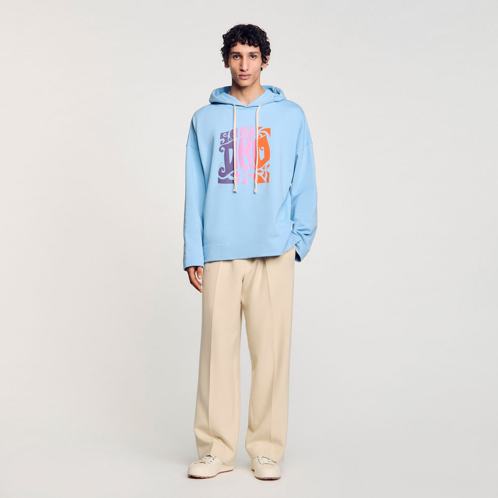 Sandro / Hooded sweatshirt Blue Sky