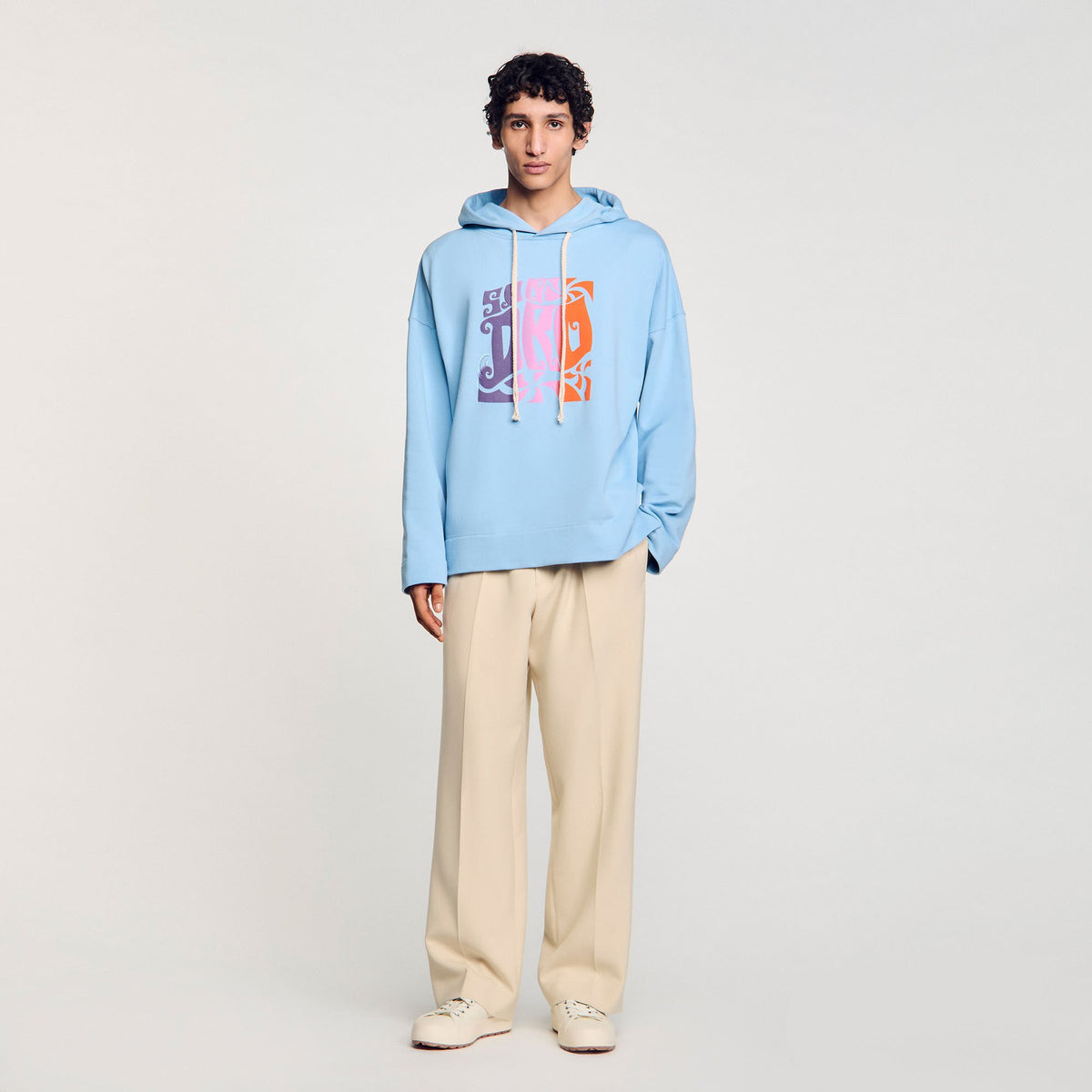 Sandro / Hooded sweatshirt Blue Sky