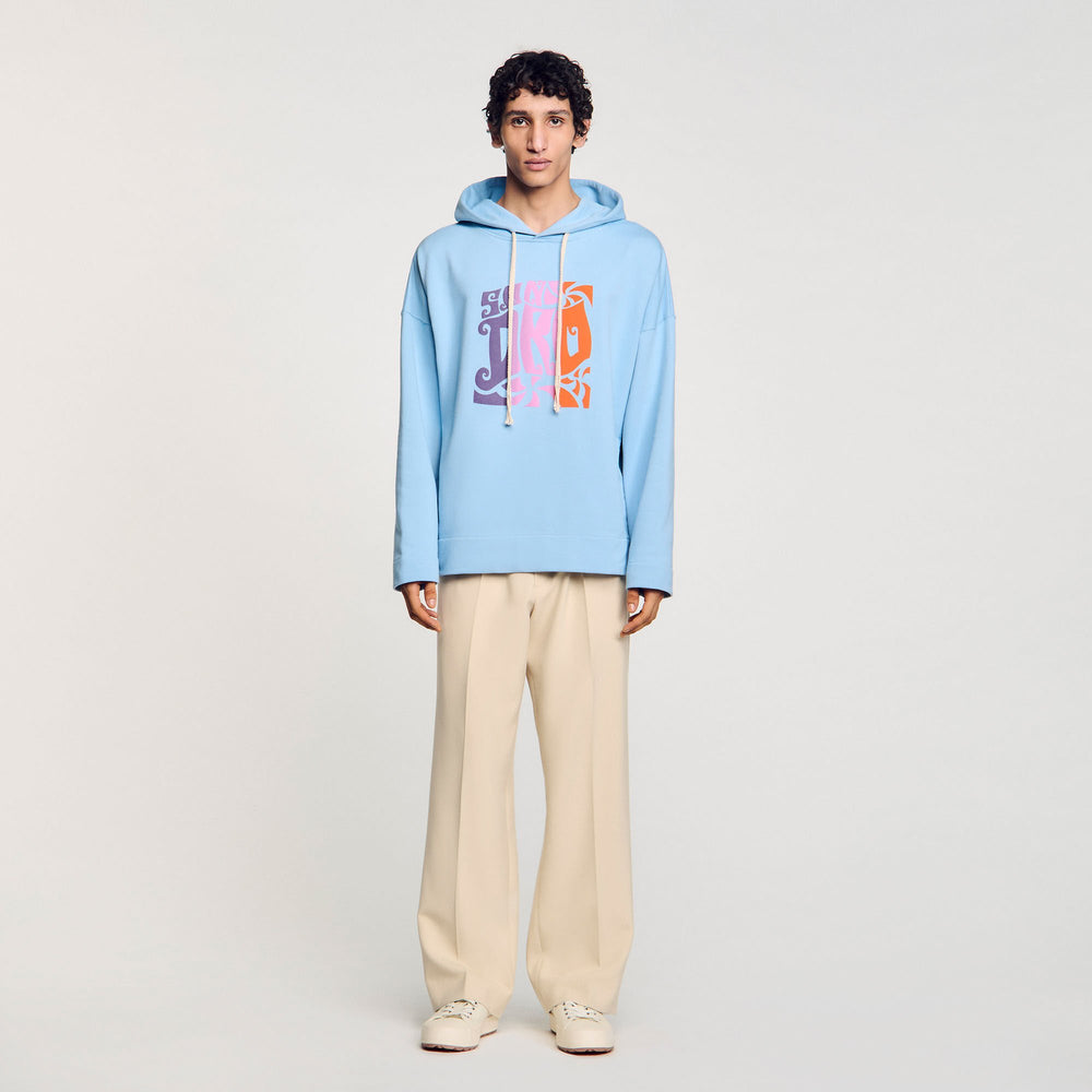 Sandro / Hooded sweatshirt Blue Sky