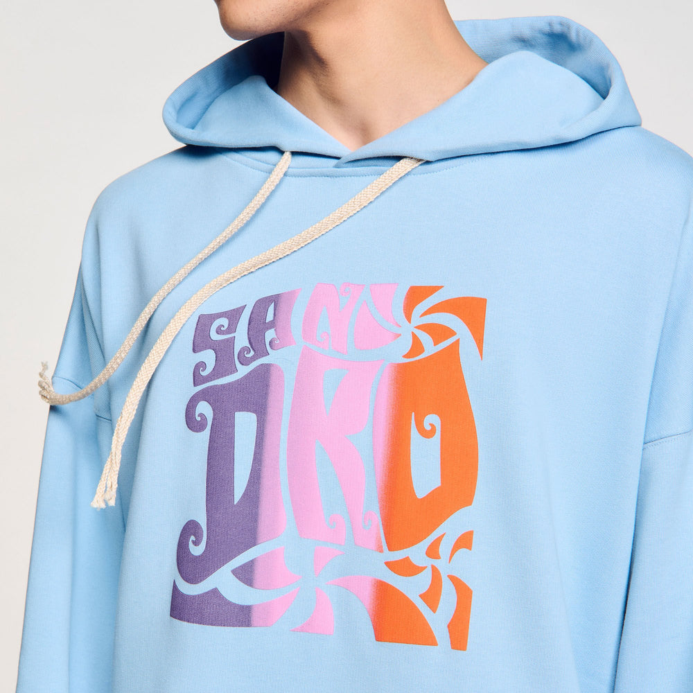 Sandro / Hooded sweatshirt Blue Sky