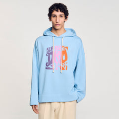 Sandro / Hooded sweatshirt Blue Sky