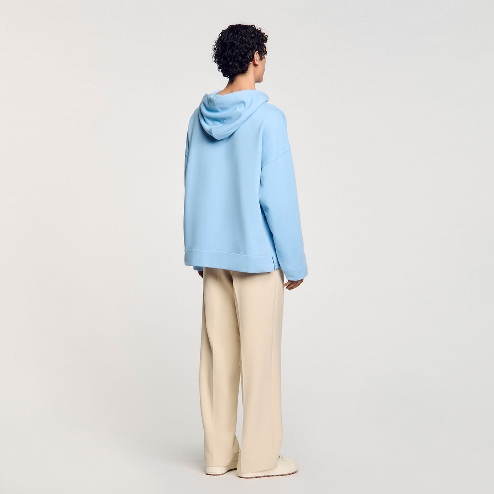 Sandro / Hooded sweatshirt Blue Sky