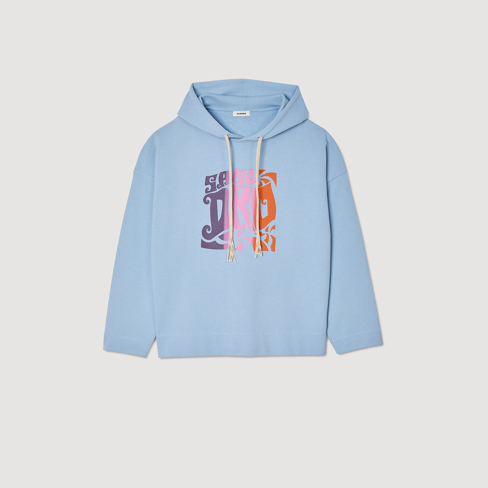 Sandro / Hooded sweatshirt Blue Sky