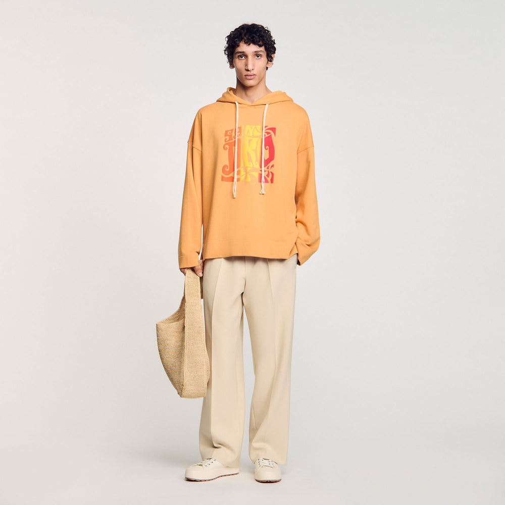 Sandro / Hooded sweatshirt Mandarin.
