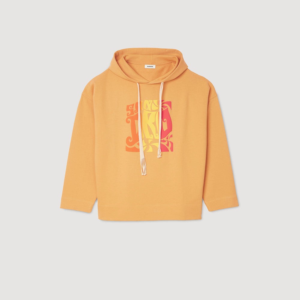 Sandro / Hooded sweatshirt Mandarin.