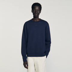 Sandro / Logo sweatshirt Midnight Blue