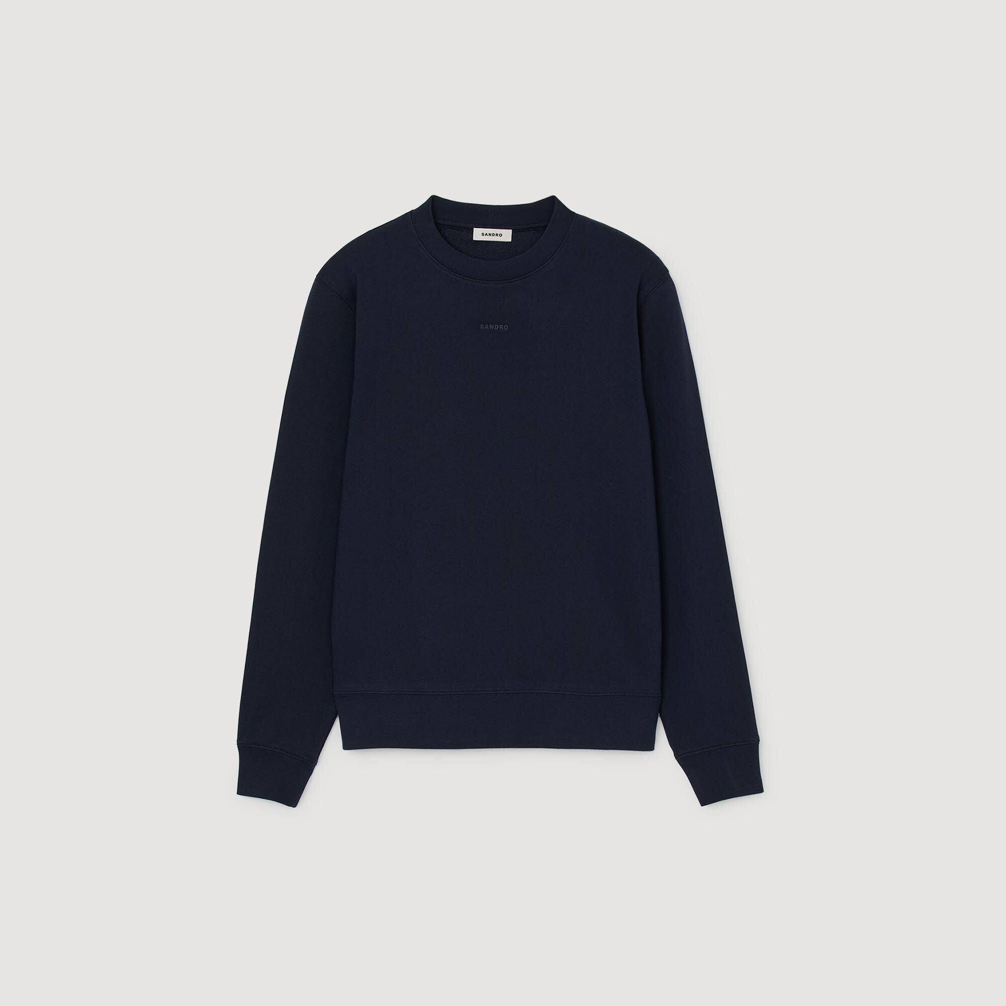 Sandro / Logo sweatshirt Midnight Blue