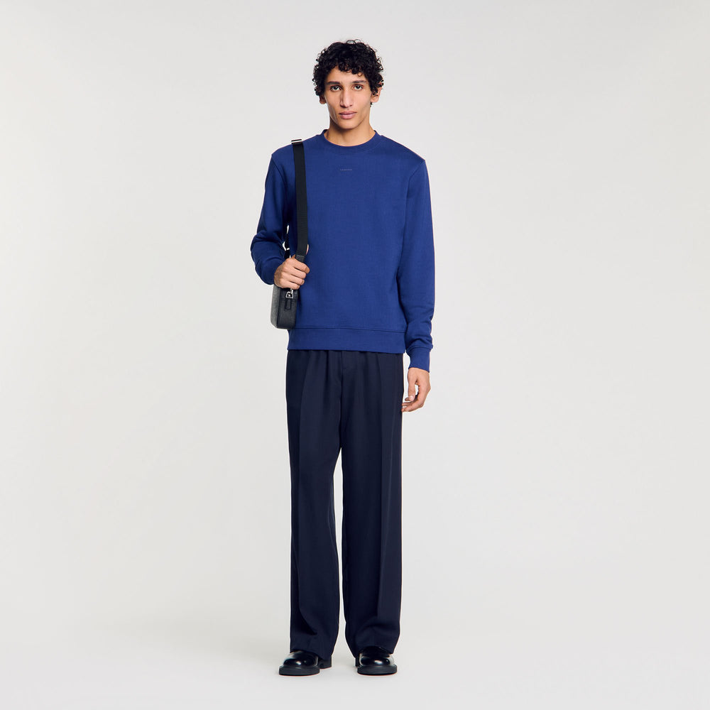 Sandro / Logo sweatshirt Royal Blue