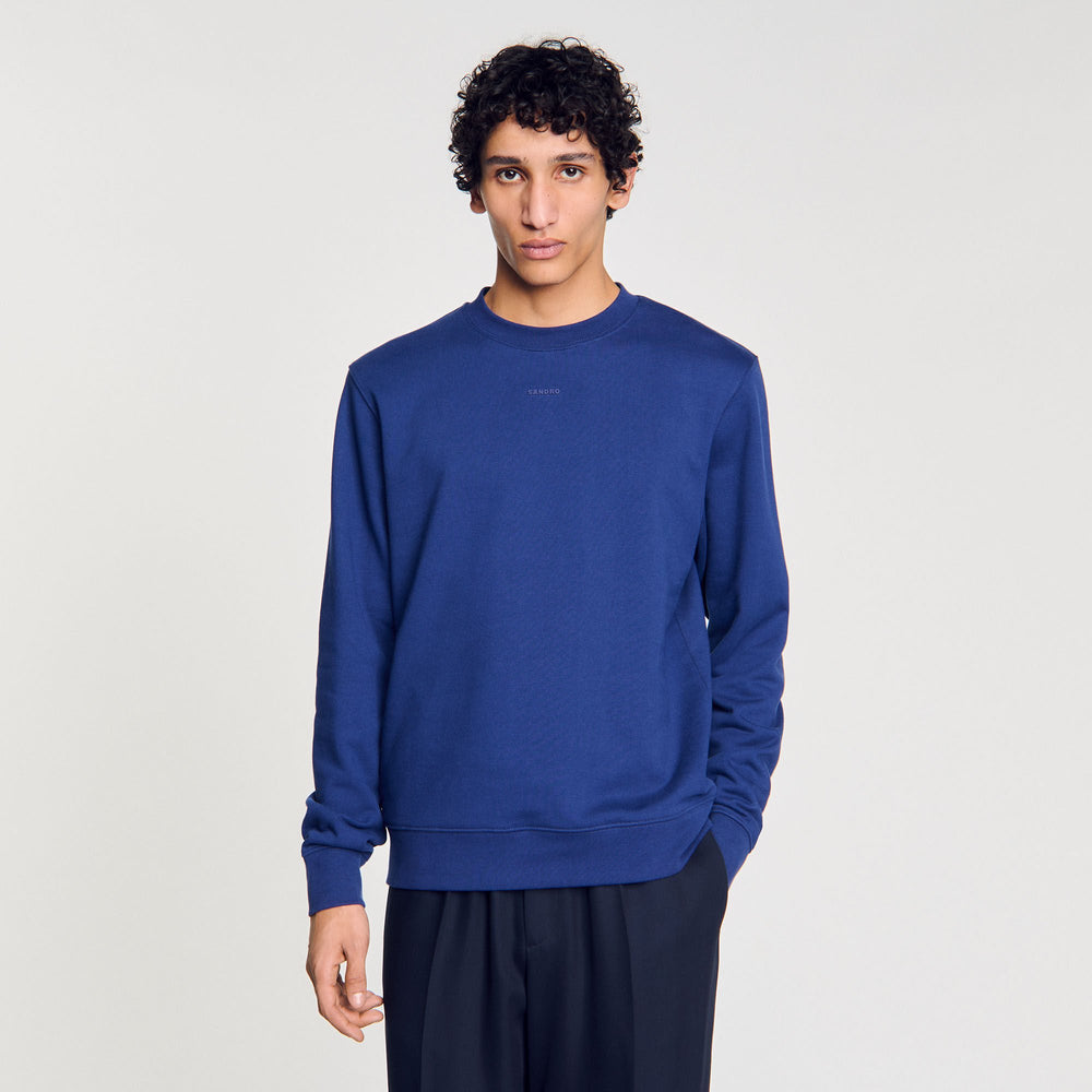 Sandro / Logo sweatshirt Royal Blue