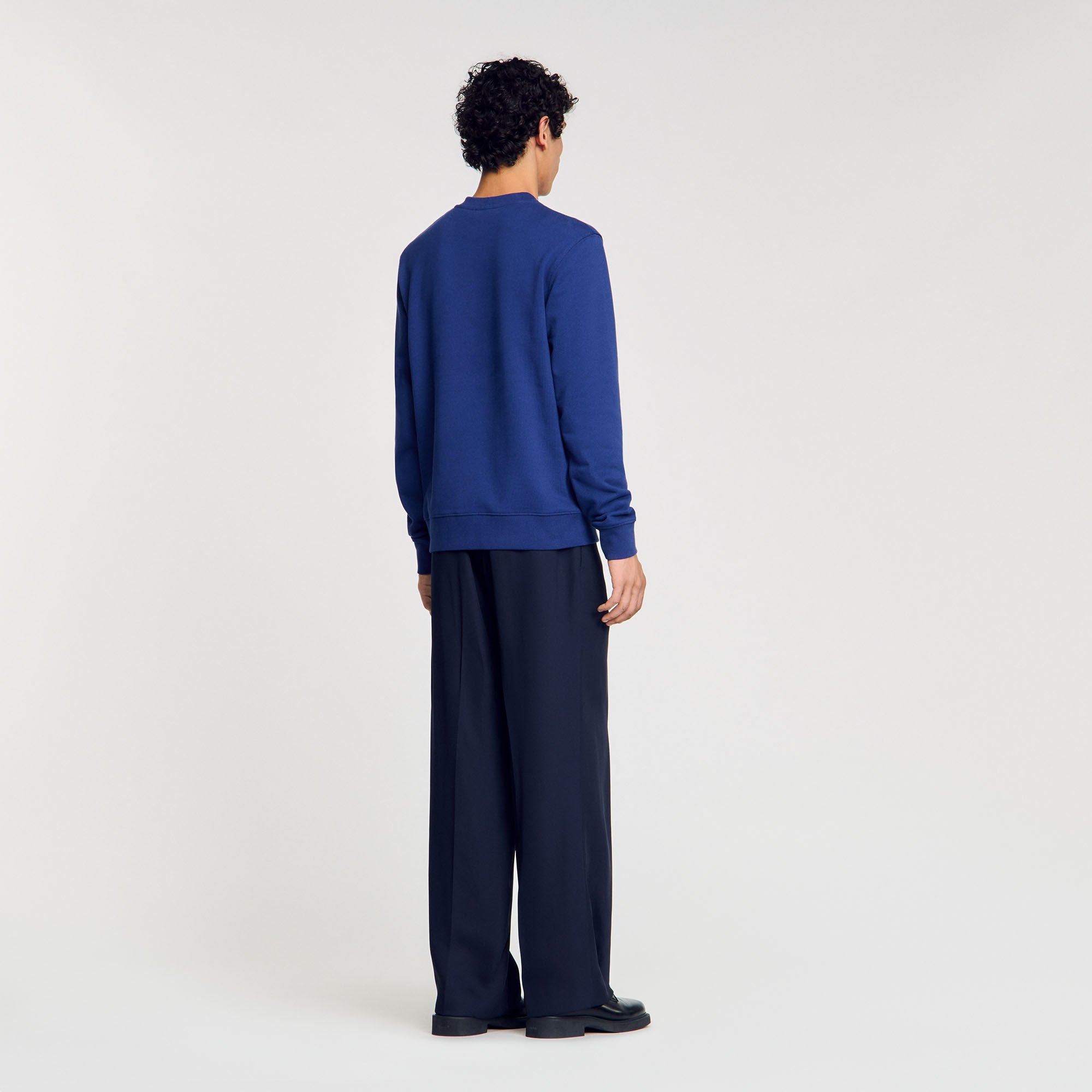 Sandro / Logo sweatshirt Royal Blue