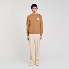 Sandro / Sweatshirt with flower patch Nut