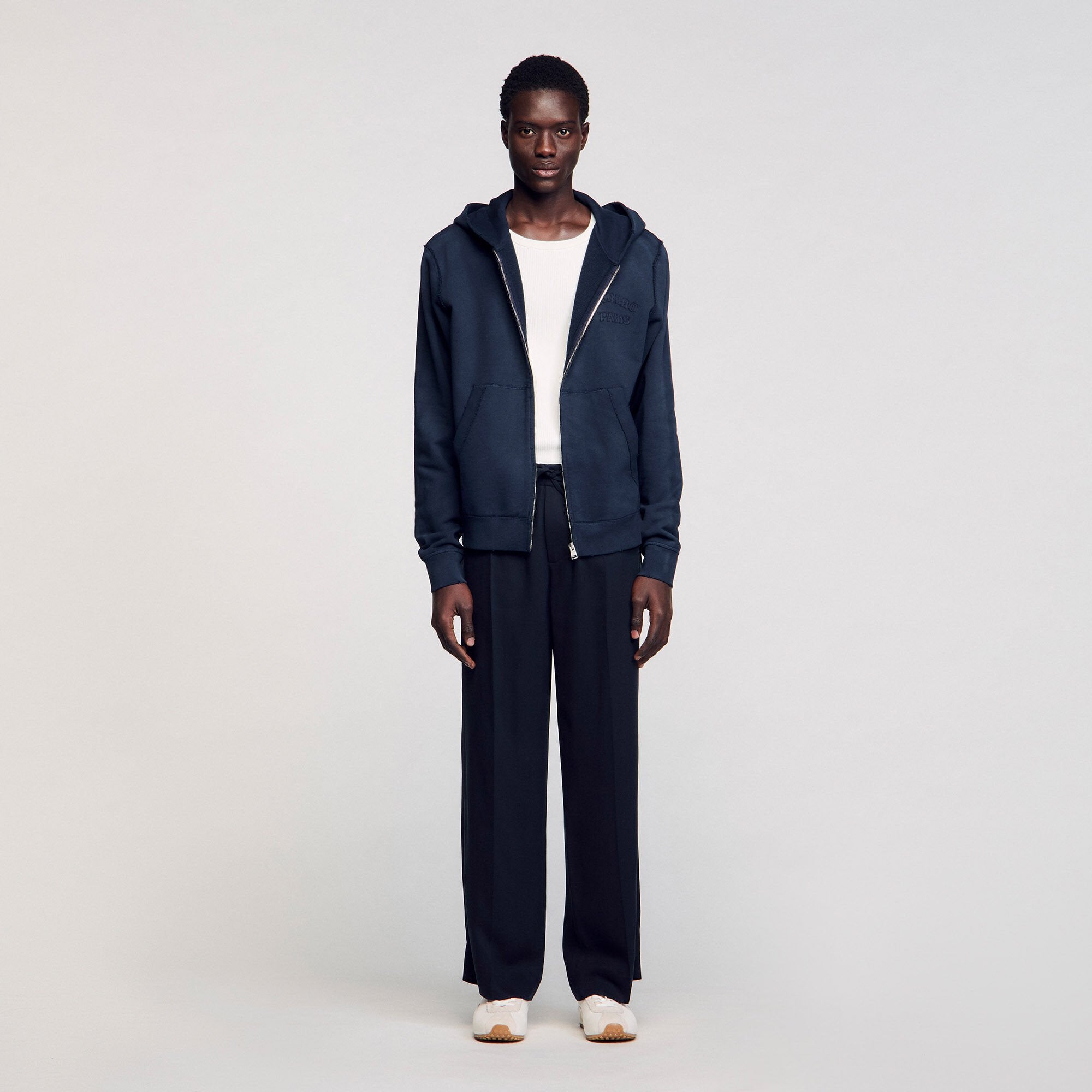 Sandro / Patch sweatshirt Navy Blue