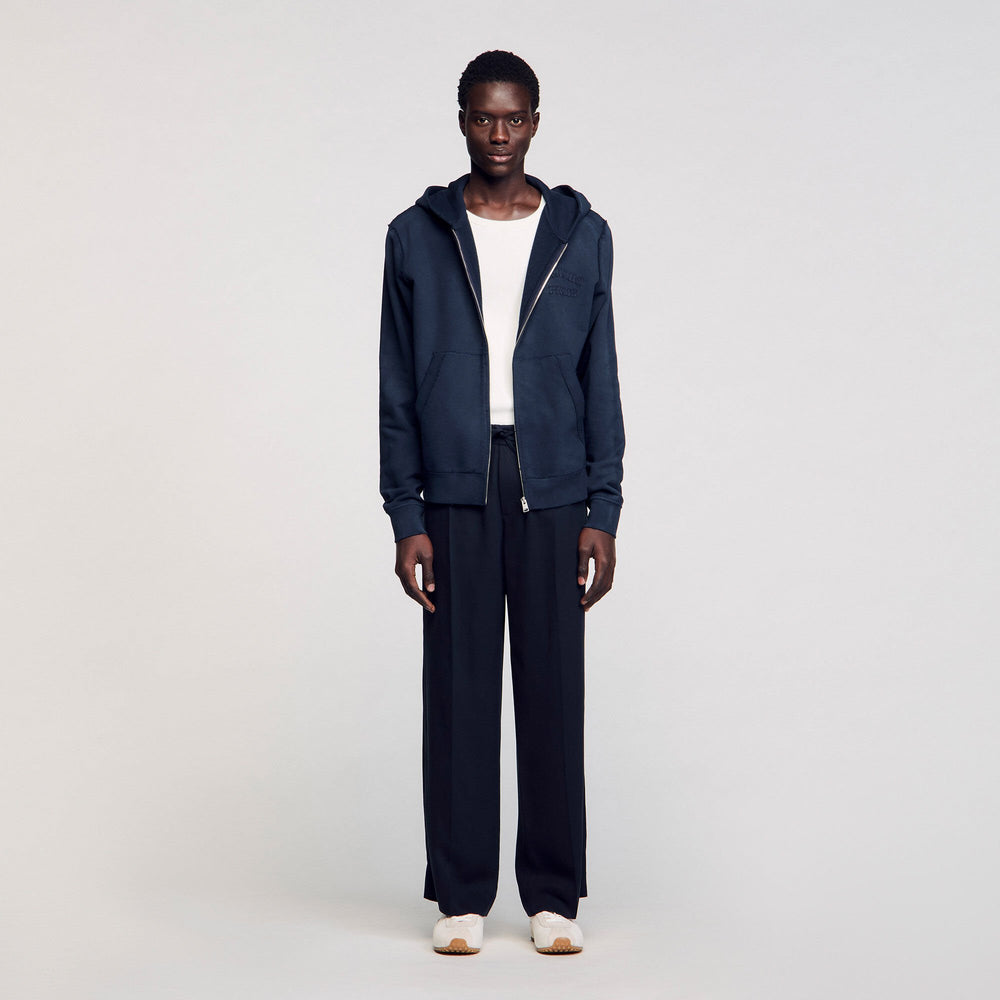 Sandro / Patch sweatshirt Navy Blue