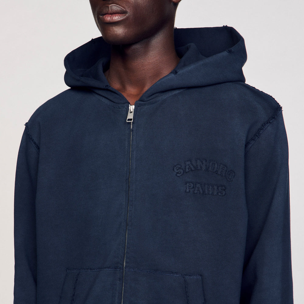 Sandro / Patch sweatshirt Navy Blue