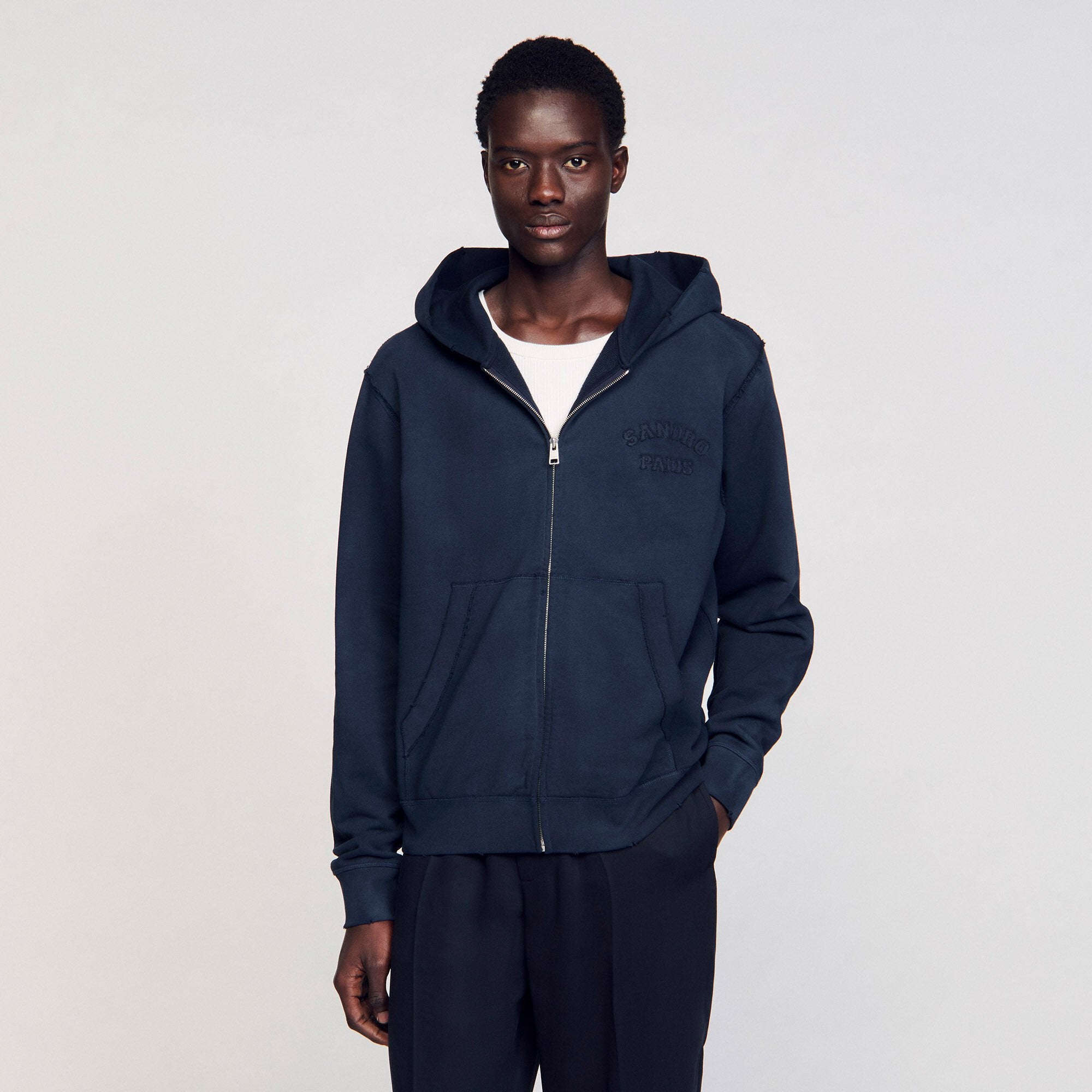 Sandro / Patch sweatshirt Navy Blue