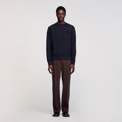 Sandro / Patch sweatshirt Black