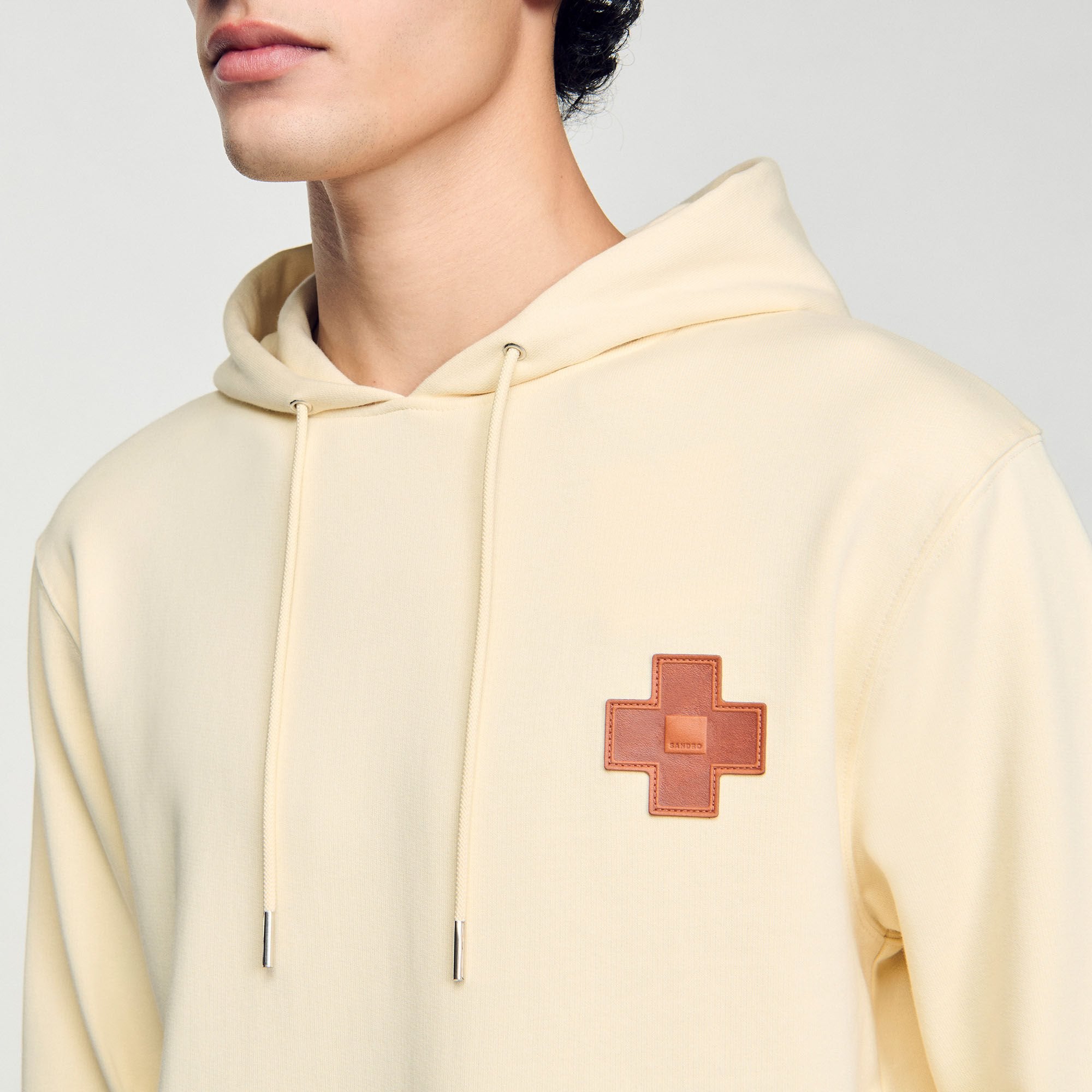 Sandro / Square Cross sweatshirt Oats