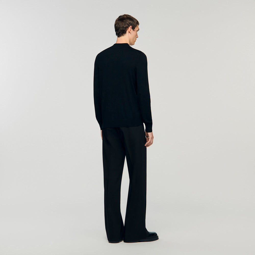 Sandro / Mock neck sweater Black