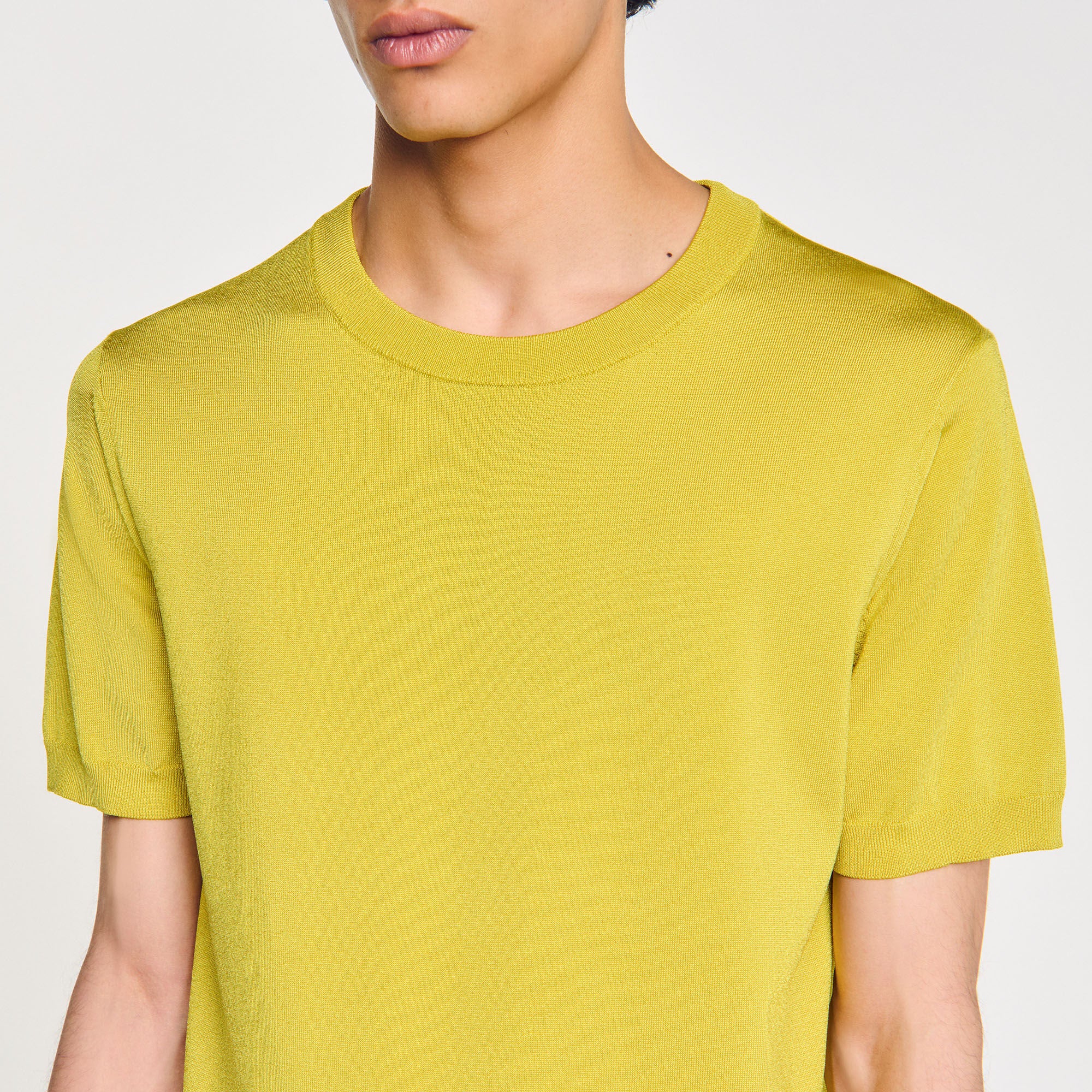 Sandro / Knitted T-shirt Super Green