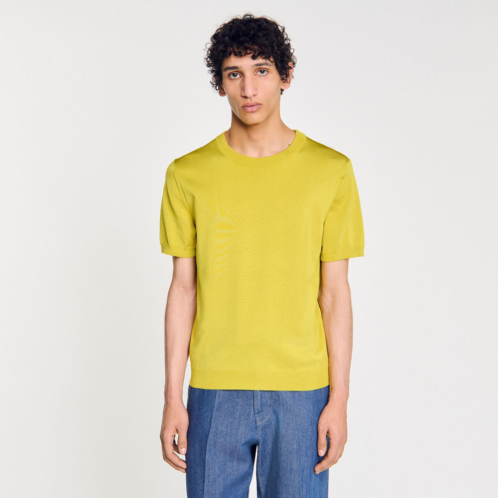 Sandro / Knitted T-shirt Super Green