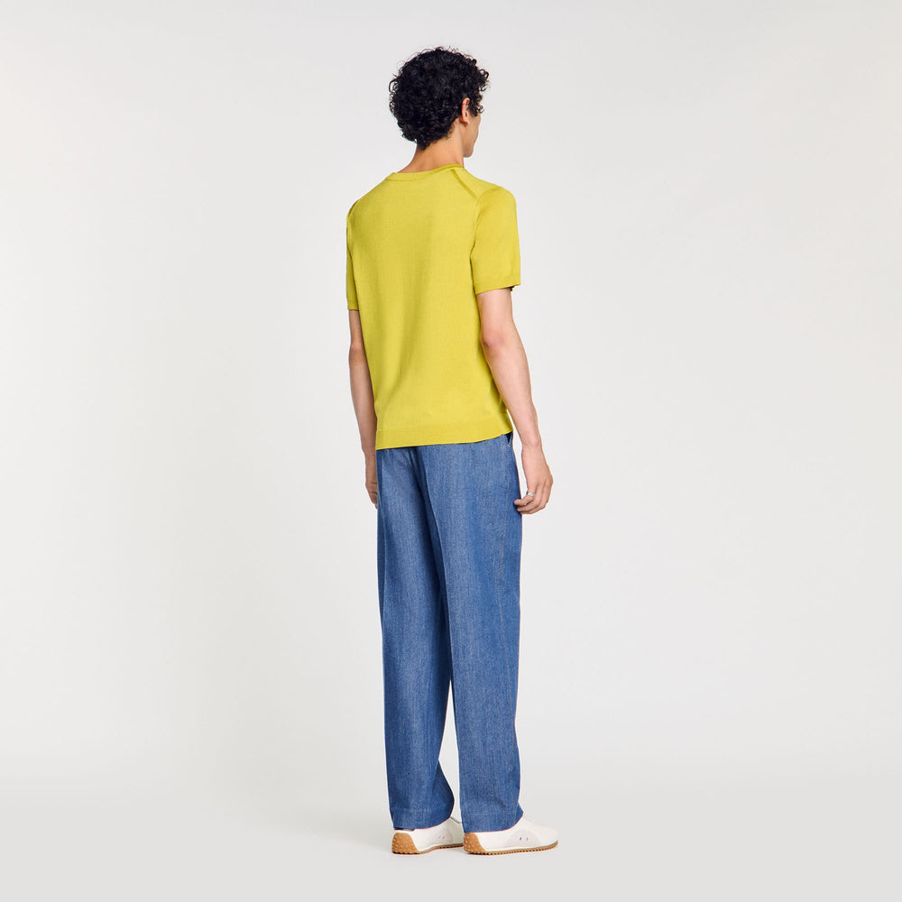 Sandro / Knitted T-shirt Super Green