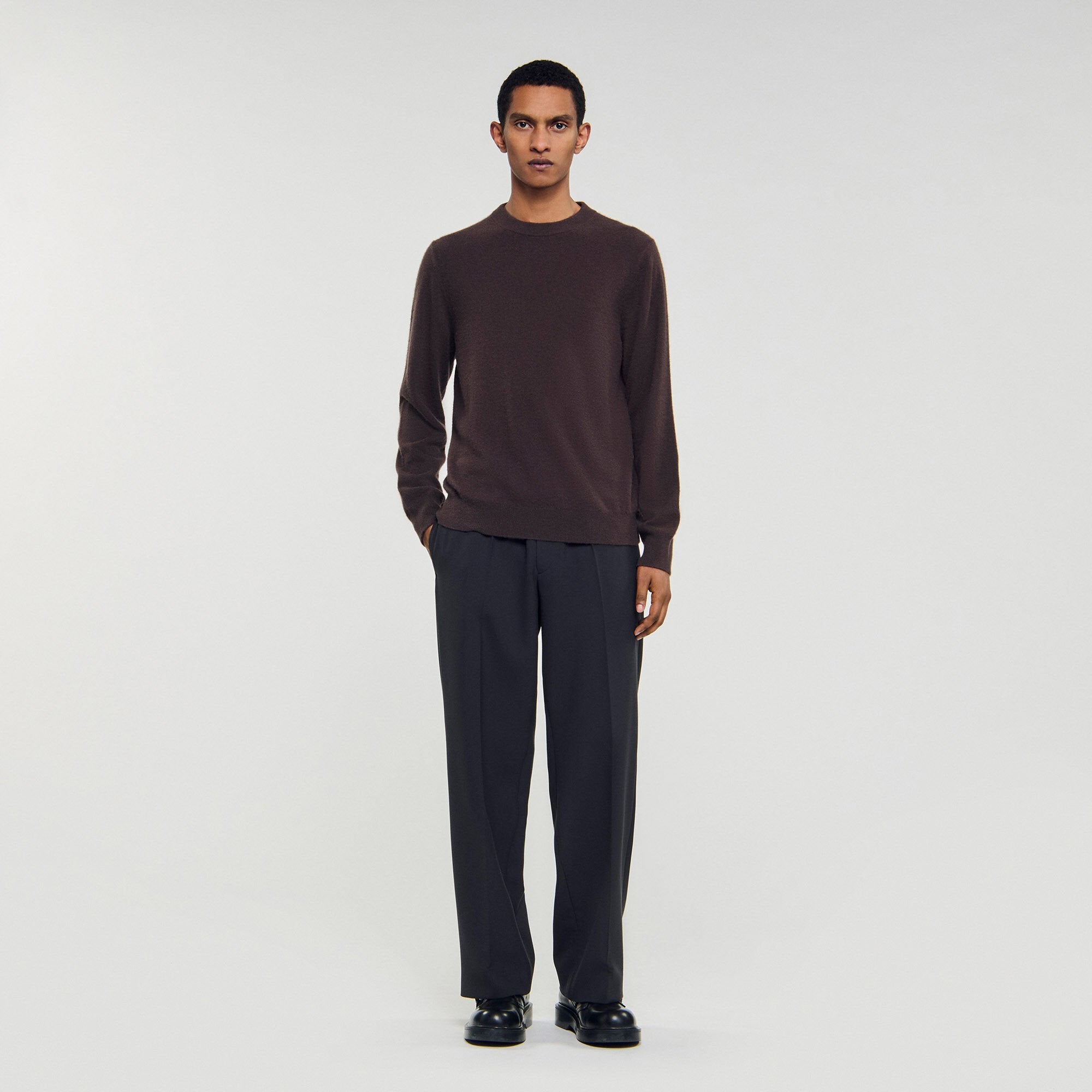 Sandro / Cashmere sweater Caramel