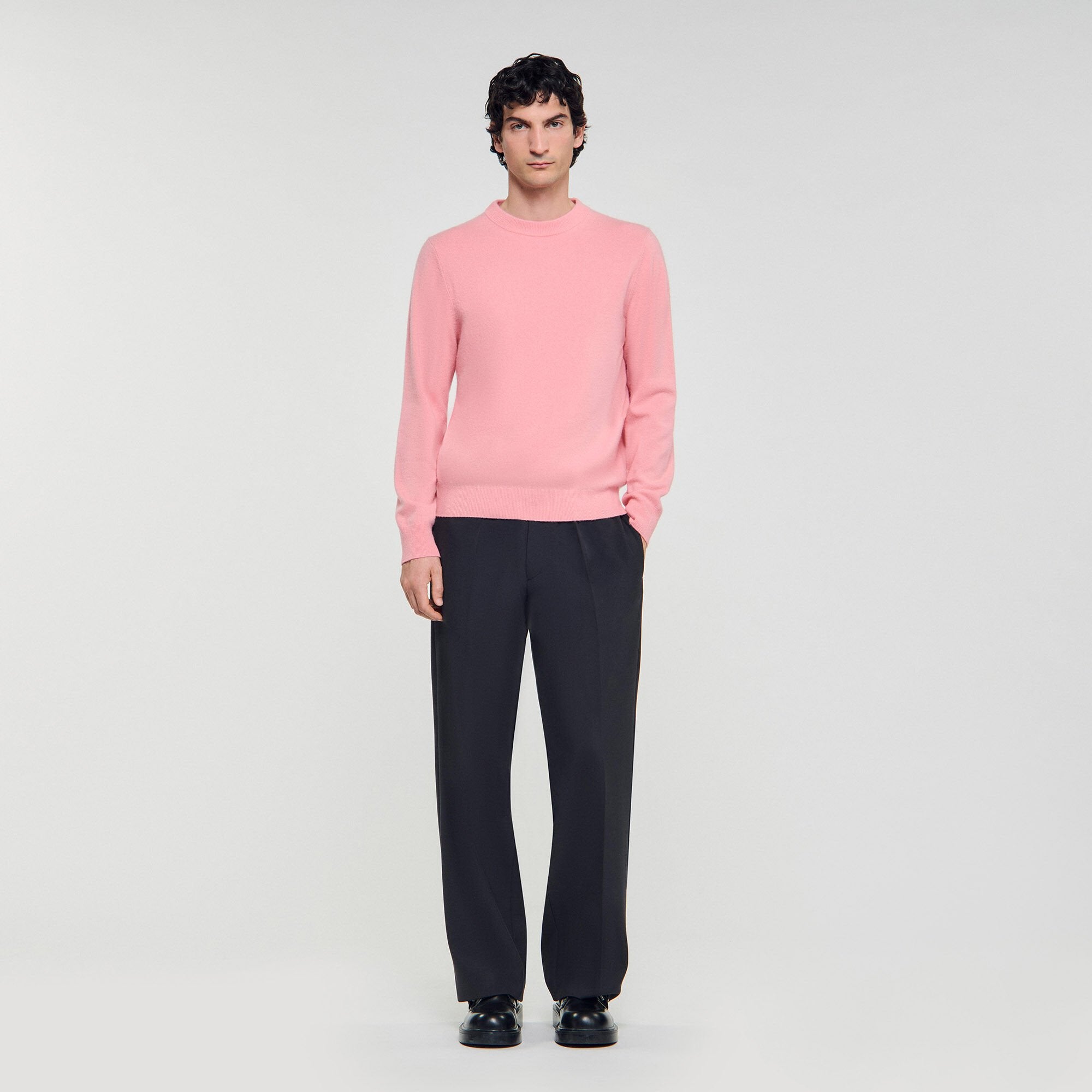 Sandro / Cashmere sweater Baby Pink