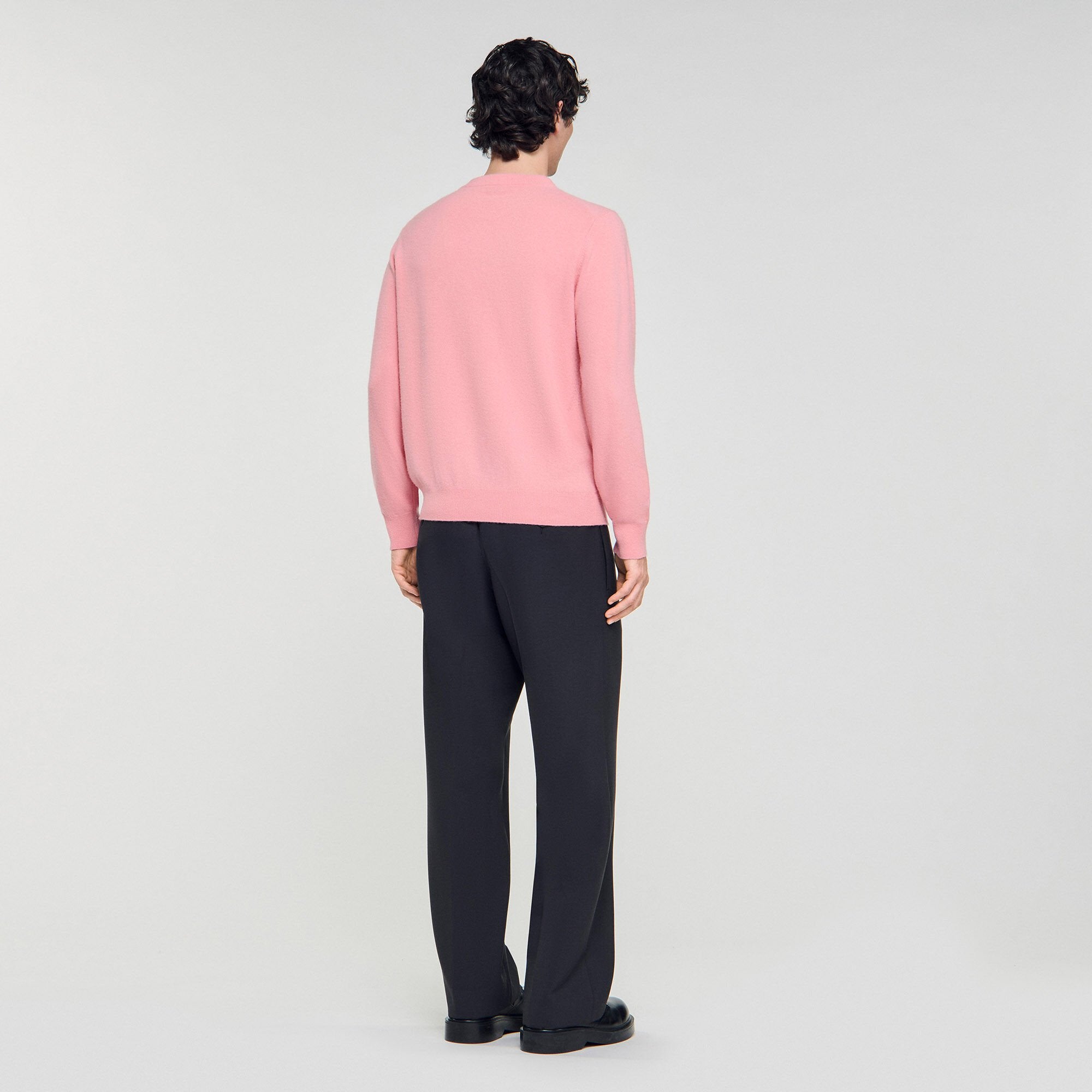 Sandro / Cashmere sweater Baby Pink