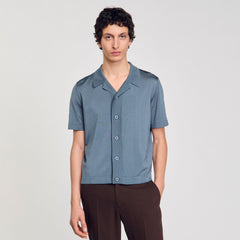 Sandro / Short-sleeved shirt Dark Chambray