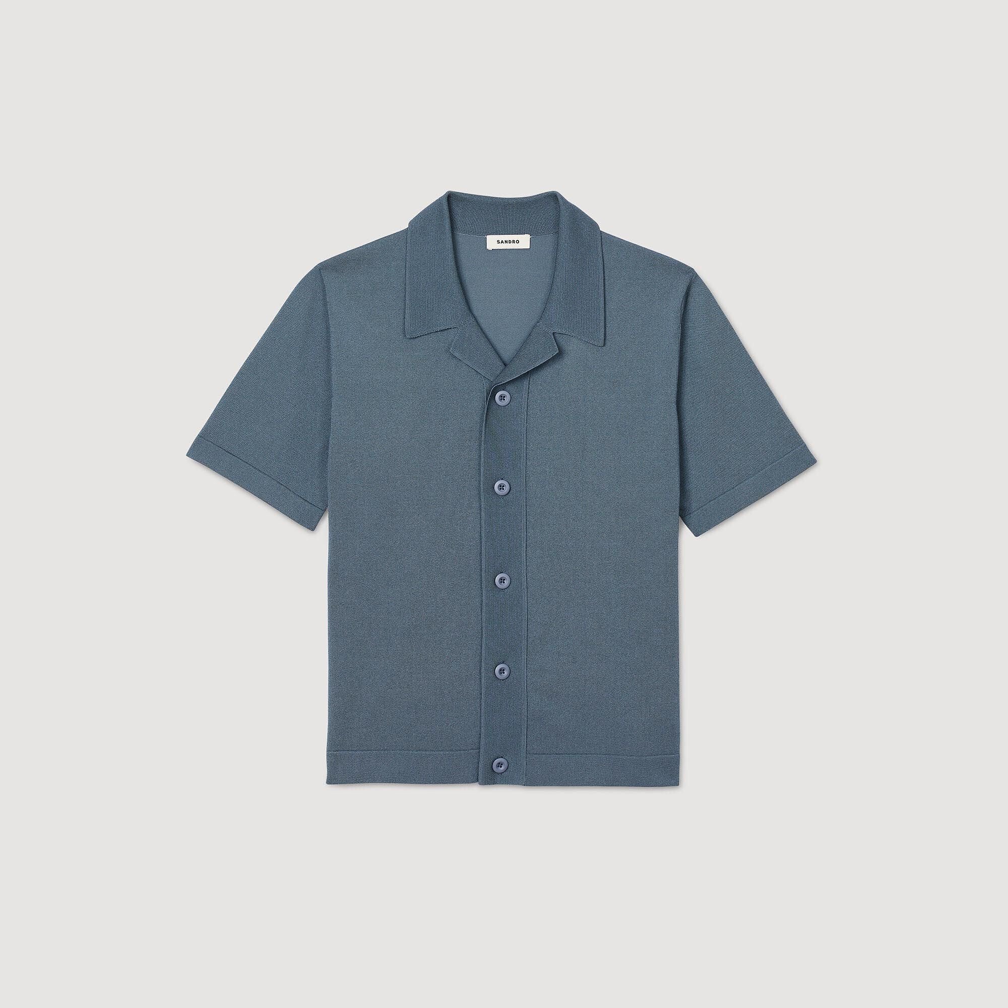 Sandro / Short-sleeved shirt Dark Chambray
