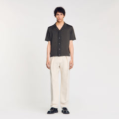 Sandro / Short-sleeved shirt Dark Kaki.