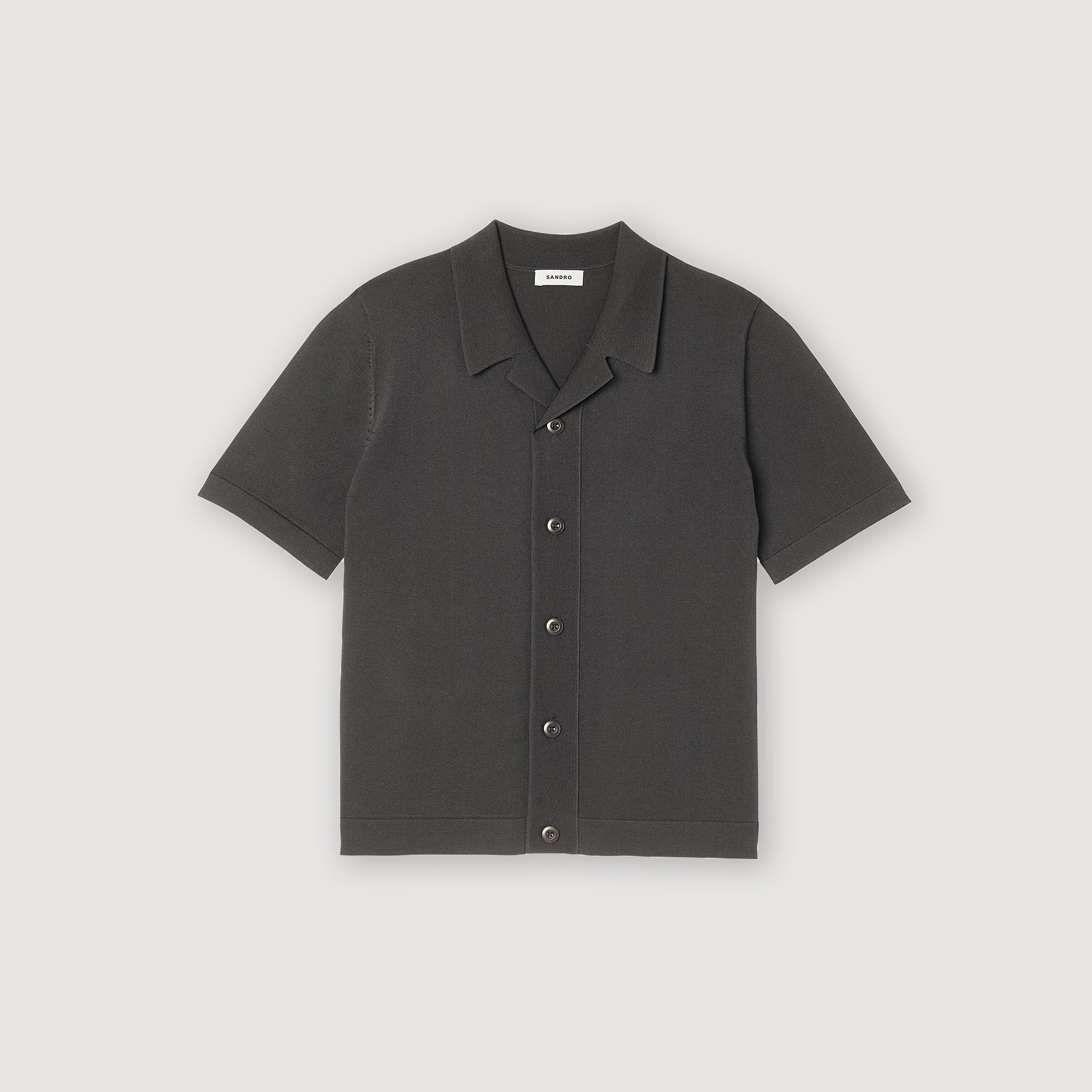 Sandro / Short-sleeved shirt Dark Kaki.