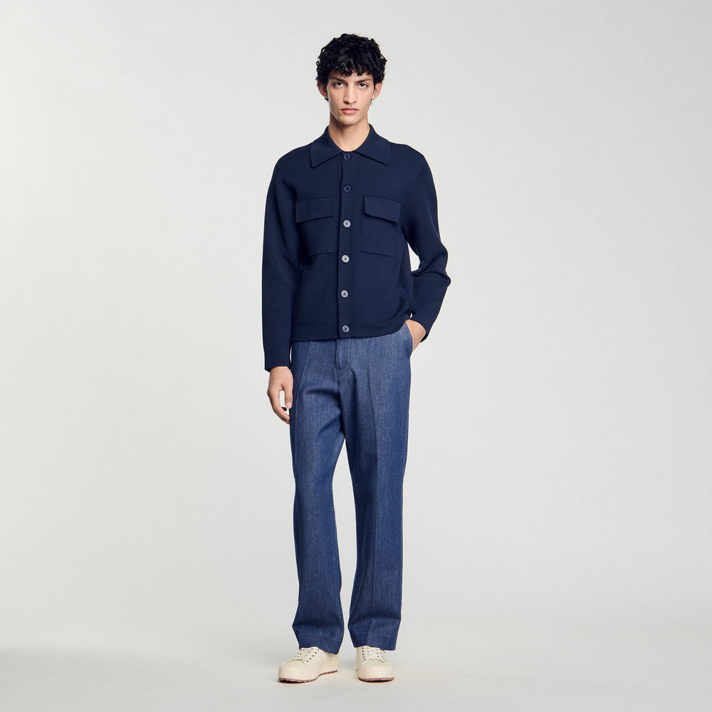 Sandro / Knit jacket Midnight Blue