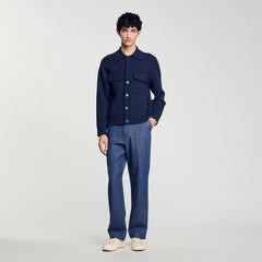 Sandro / Knit jacket Midnight Blue