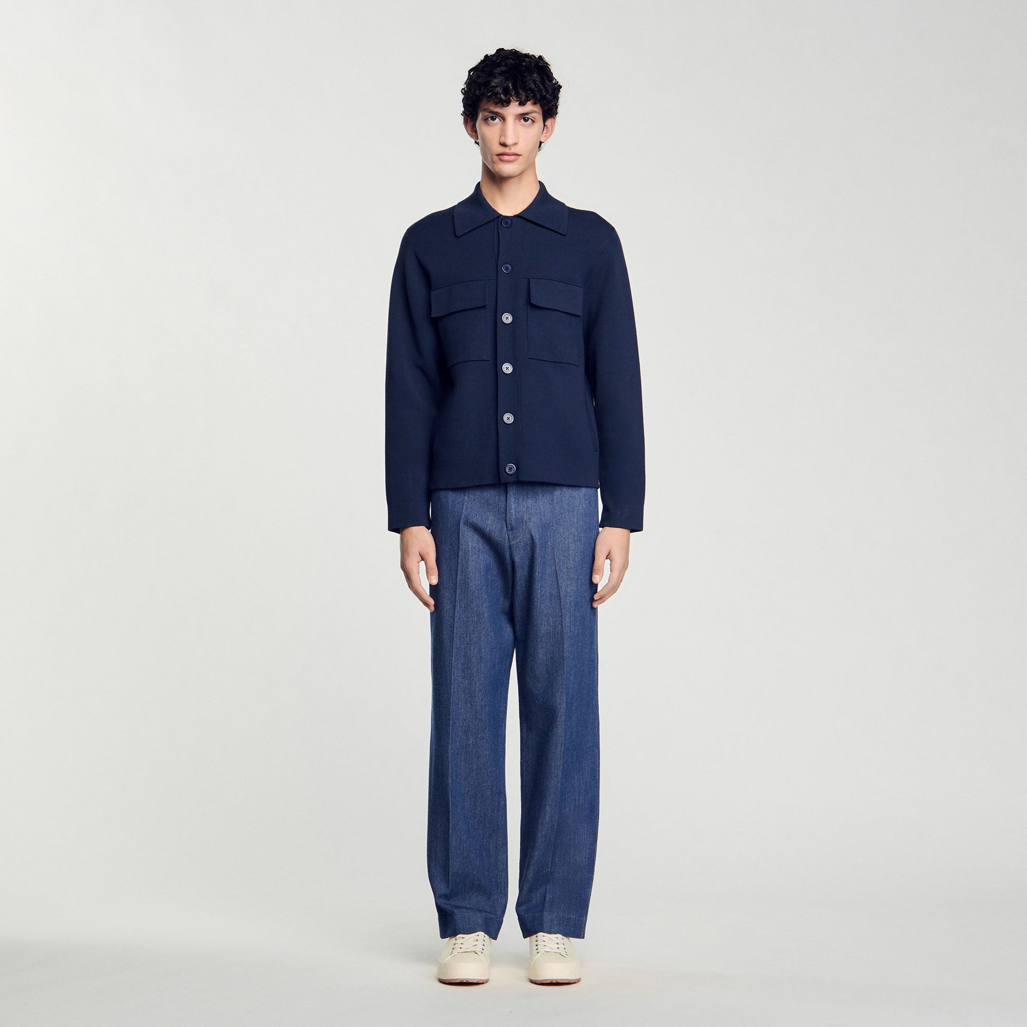 Sandro / Knit jacket Midnight Blue