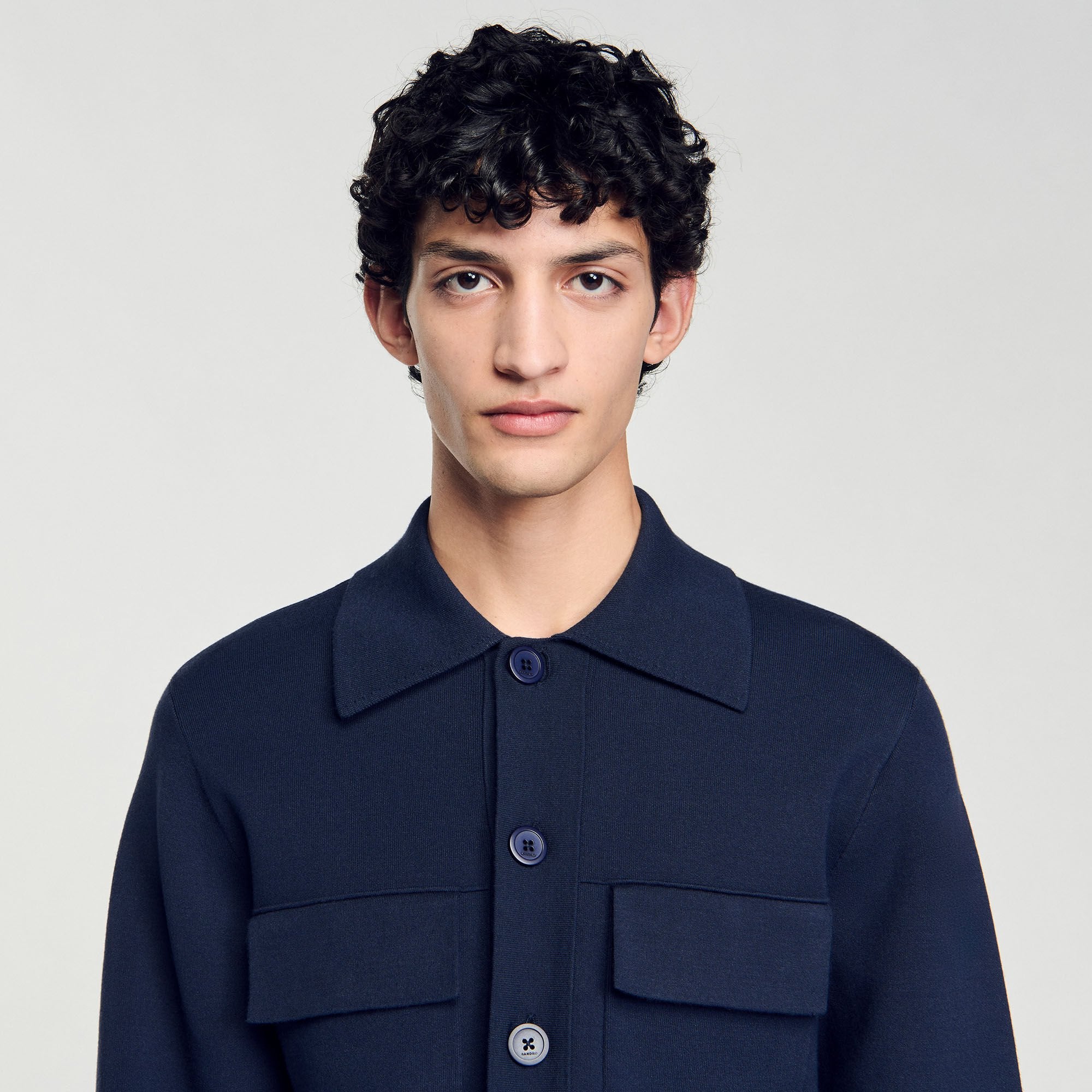 Sandro / Knit jacket Midnight Blue