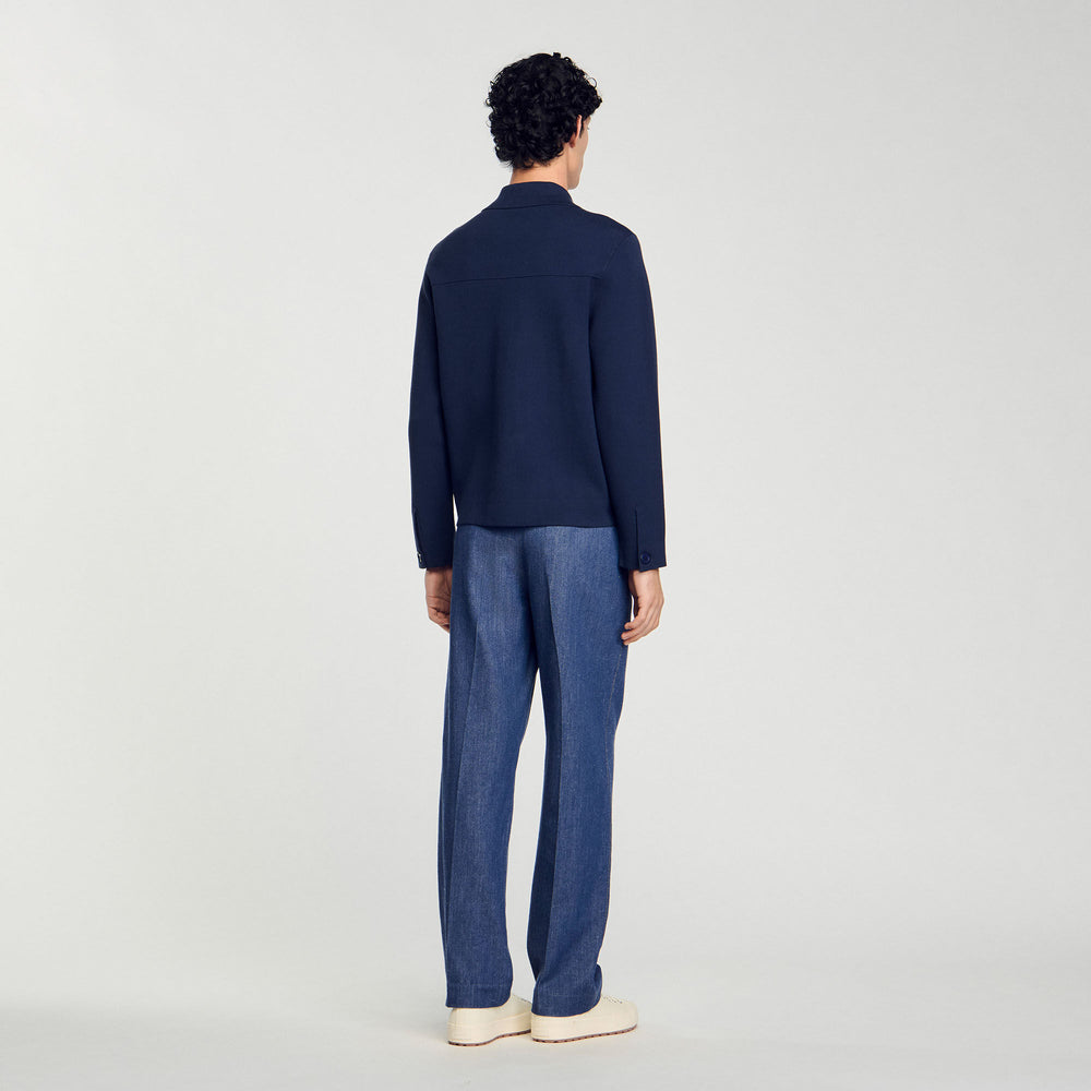 Sandro / Knit jacket Midnight Blue