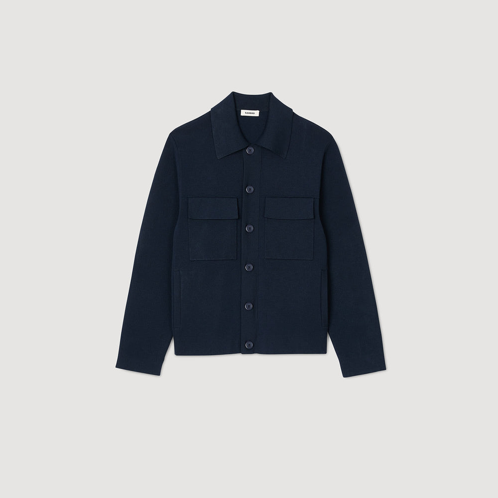 Sandro / Knit jacket Midnight Blue