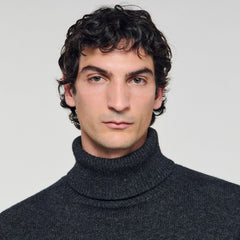 Sandro / Wool and cashmere turtleneck Dark Grey