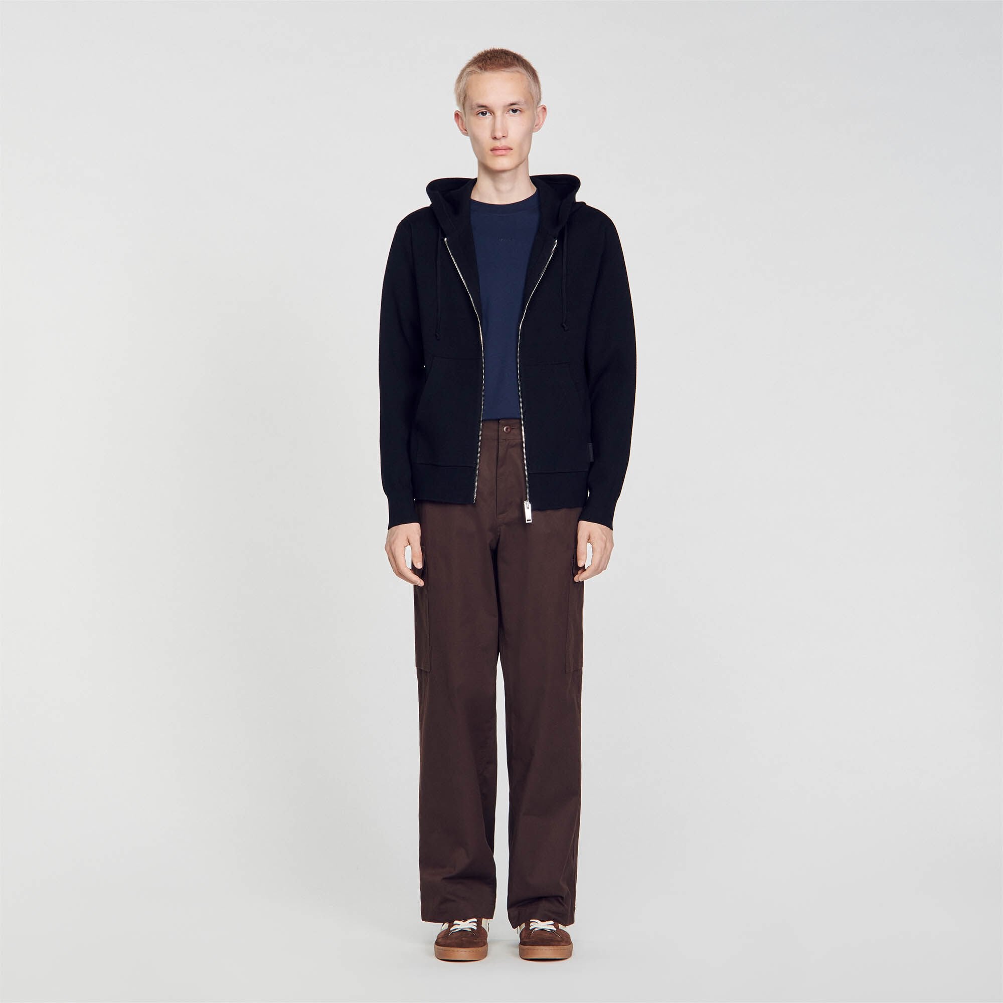 Sandro / Hoodie Black