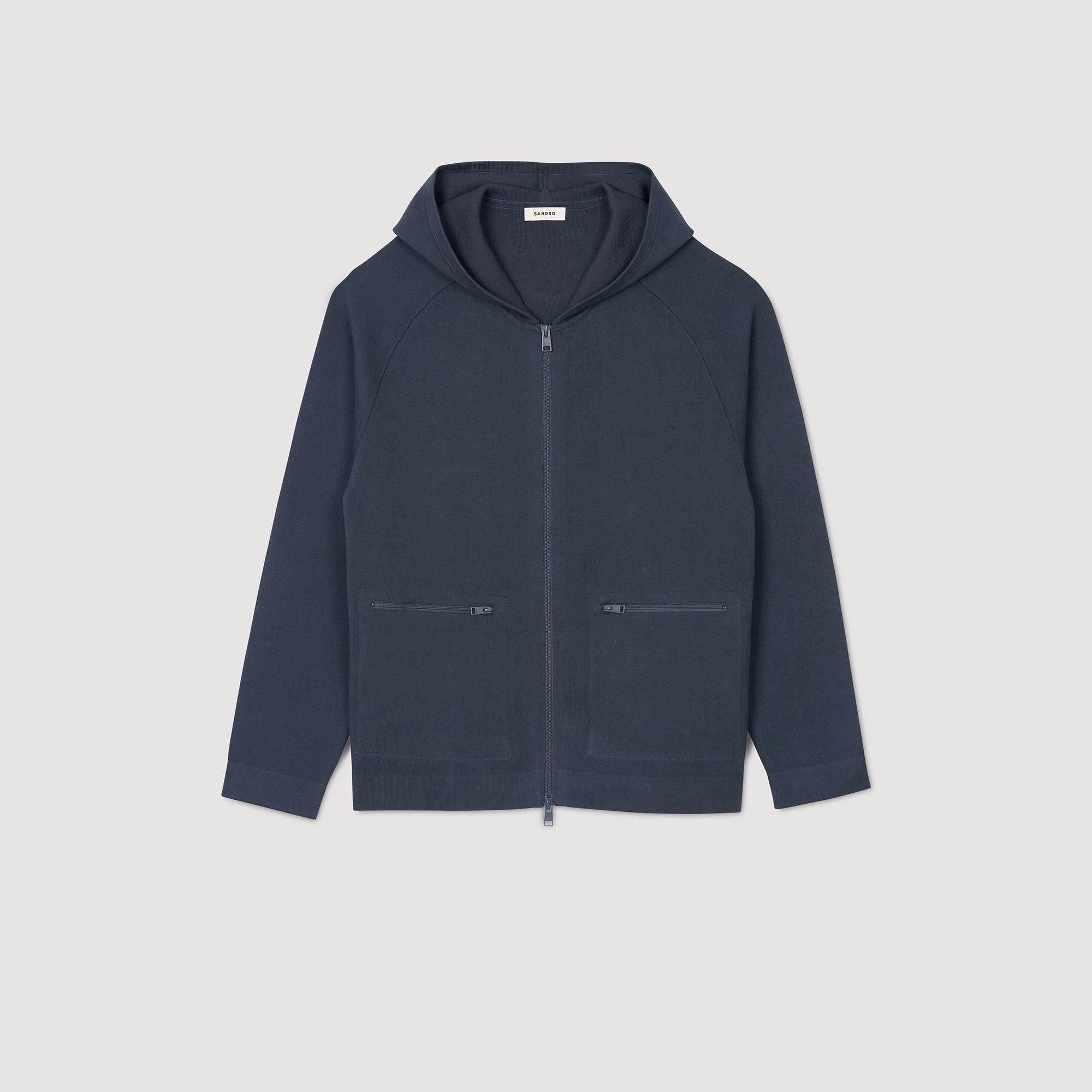 Sandro / Milano knit hooded cardigan Fonte