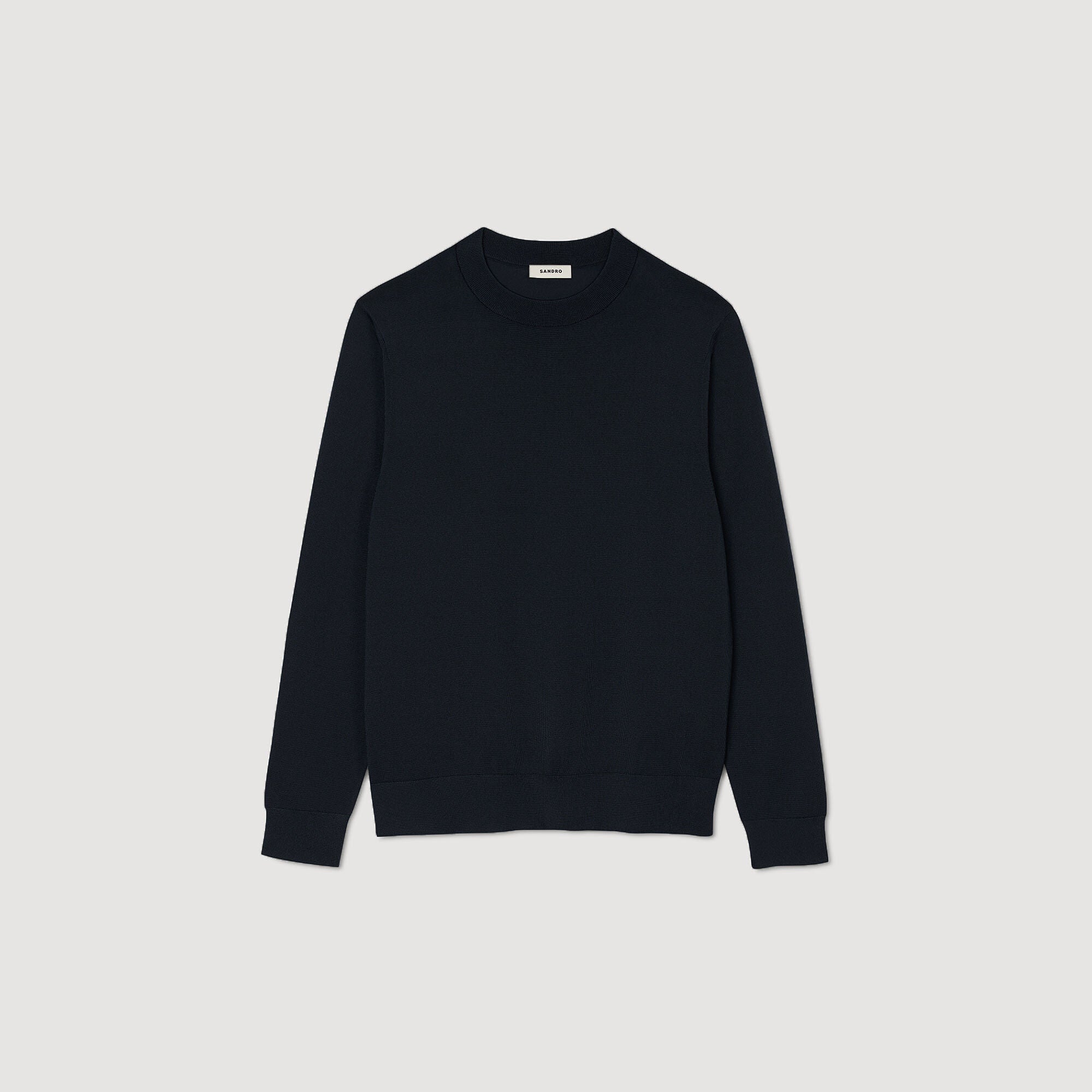 Sandro / Fine knit sweater Black