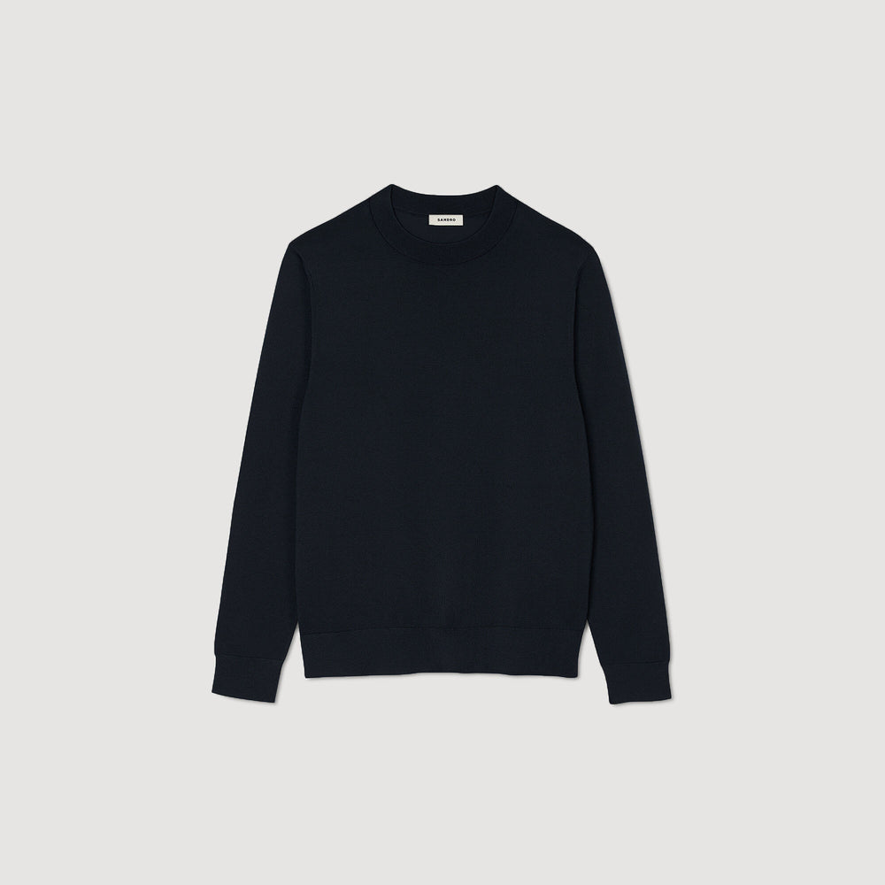 Sandro / Fine knit sweater Black