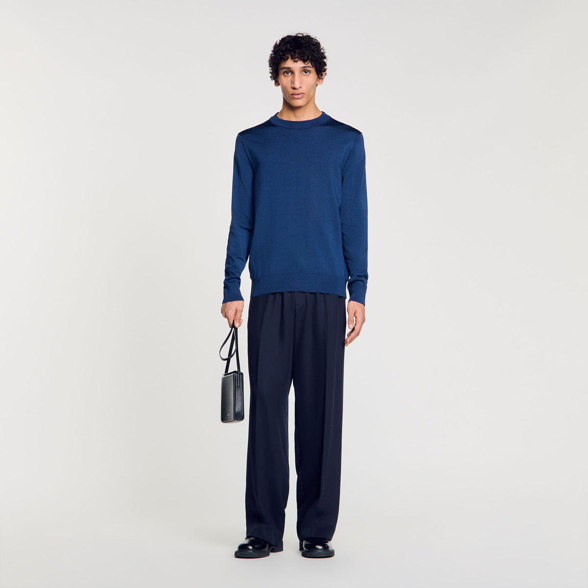 Sandro / Fine knit sweater Royal Blue