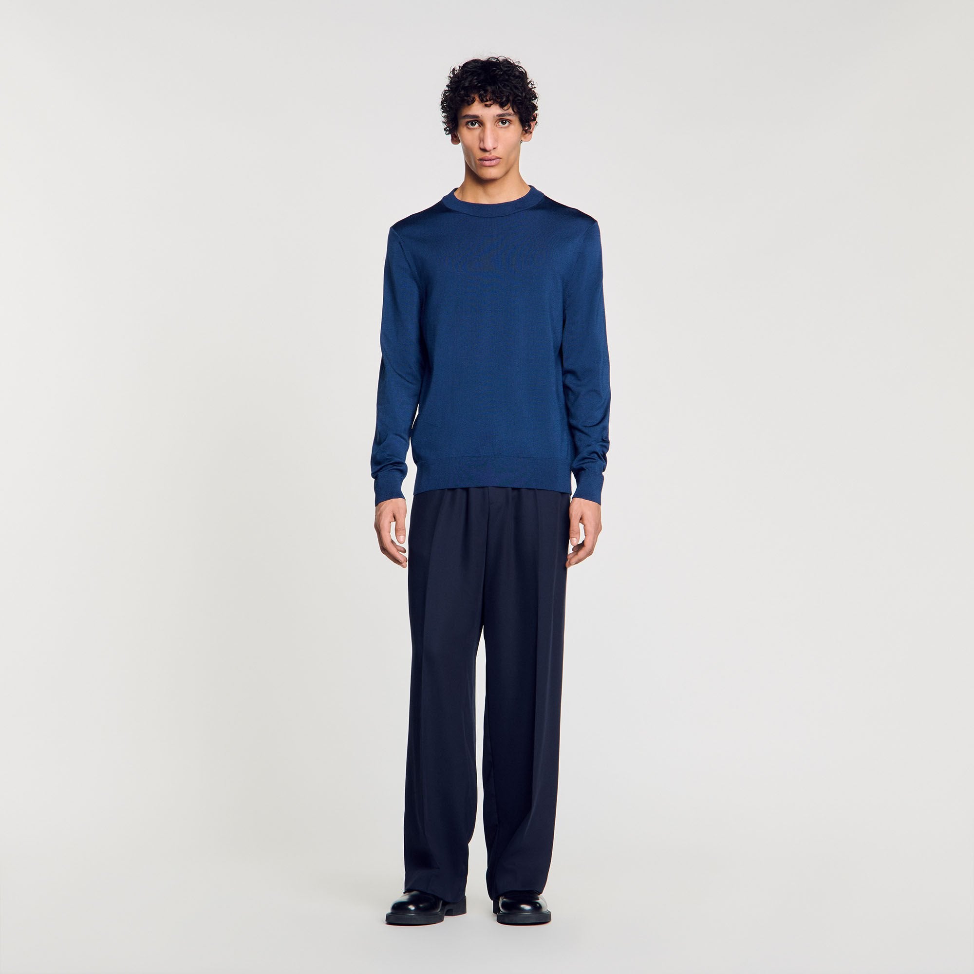 Sandro / Fine knit sweater Royal Blue