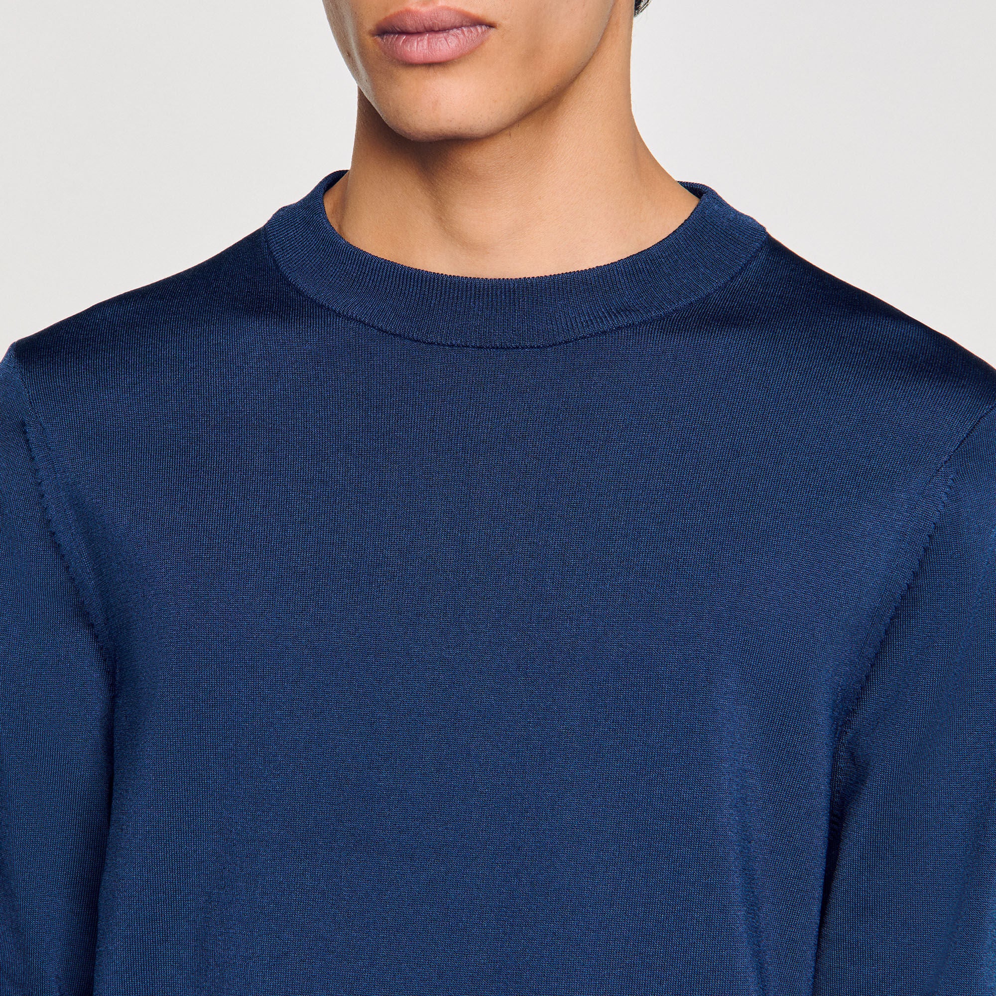 Sandro / Fine knit sweater Royal Blue