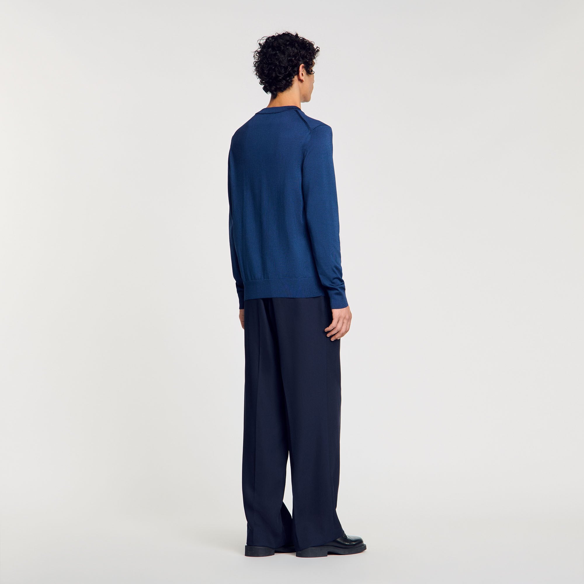 Sandro / Fine knit sweater Royal Blue