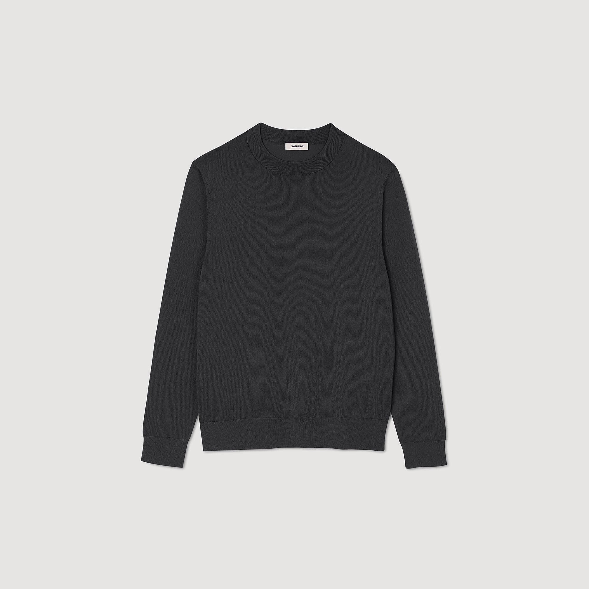 Sandro / Fine knit sweater Dark Kaki.